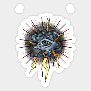 Eye of the Storm Sticker